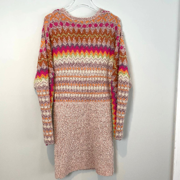 Free People Forever Fair Isle Sweater Mini Dress - Picture 10 of 12